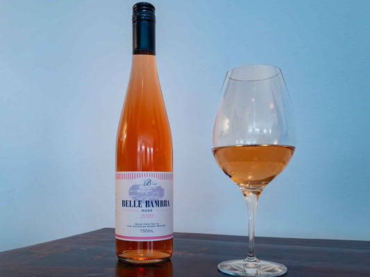 Six bottles of 2021 Belle Bambra Rose